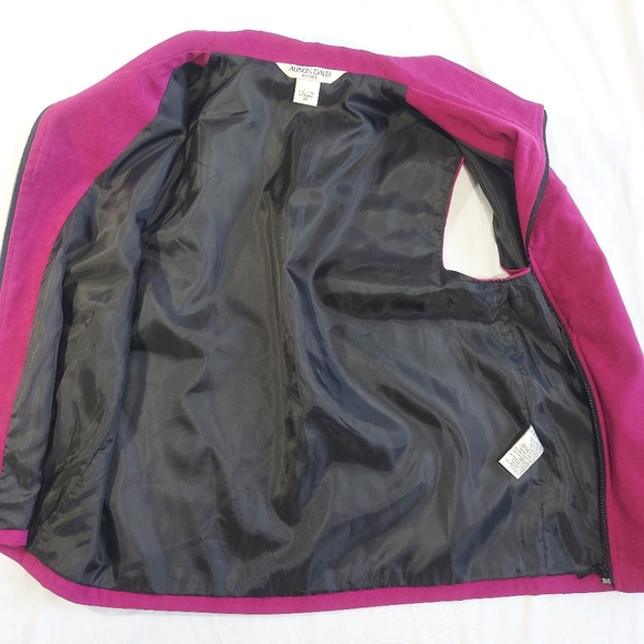 Allison Daley Bright Violet Lined Zip Up Vest, 8P - Picture 9 of 12